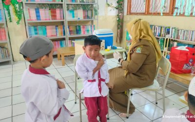 Menjaga Kesehatan Sejak Dini: Kegiatan Bulan Imunisasi Anak Sekolah (BIAS) SDIT Al Ihsan Legenda
